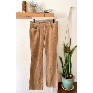 Elemenno caramel colored corduroy jeans